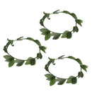 3-pack Roman Toga Laurel Green Leaf Wreath Headband Great Costume
