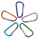 5X aluminum carabiner D-ring key chain clip snap hook karabiner camping keyri BX