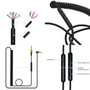 Replacement Jack Audio Wire Cord with Micophone for  Major II 120cm