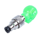 2X Valve Cap Wheel Tire LED Light Lamp for Motorcycle Bicycle Car, Green