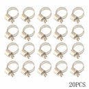 20pcs 1/2"-3/4" Adjustable Stainless Steel Drive Hose Clamps Fuel Line Worm Clip
