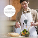 Adjustable Bib Apron Thicker Version Waterdrop Resistant With 2 Pockets Coo Q7E6