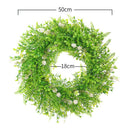Garden Greenery Wreath Hanging Garland Home Door Window Decor Wedding Event 20''