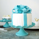 Sweetgo Blue Snack Tray Cake Stand Cupcake Plate Tools Waterproof Paint Can