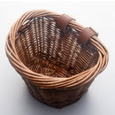 Bike Brown Front Basket Bicycle Cycle Shopping Flower Children Kids Girls