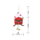 Creative Snowman Santa Claus Pendant Ultrasonic Non-Woven Tree Ornament (D) A