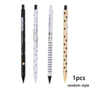 1PC Creative Mechanical Pencil Cute Automatic Pen Wave Simple New For Kids A7V2