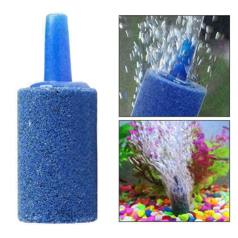 Cylinder Aquarium Bubble Air Stone Fish Tank Aeration Diffuser Aerator A6Q6 W6D3