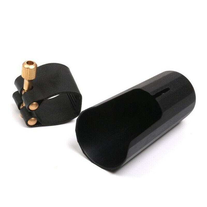 Plastic clarinets Nozzle cap with PU ligature Black