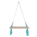 Wall Shelf Wood Shelf Tassel Storage Display Cafe Bedroom Kid Room Decor 03