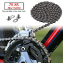 Bicycle Chain 116 Links 7S 8S 21/24 Speed MTB Mountain Bike Steel Chain