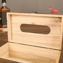 Useful Wooden Retro Tissue Box Cover Paper Napkin Holder Case Home Car Deco
