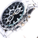 Men's Luxury Casual Watch Sport Quartz Analog Wrist Watches Stainless Steel.*