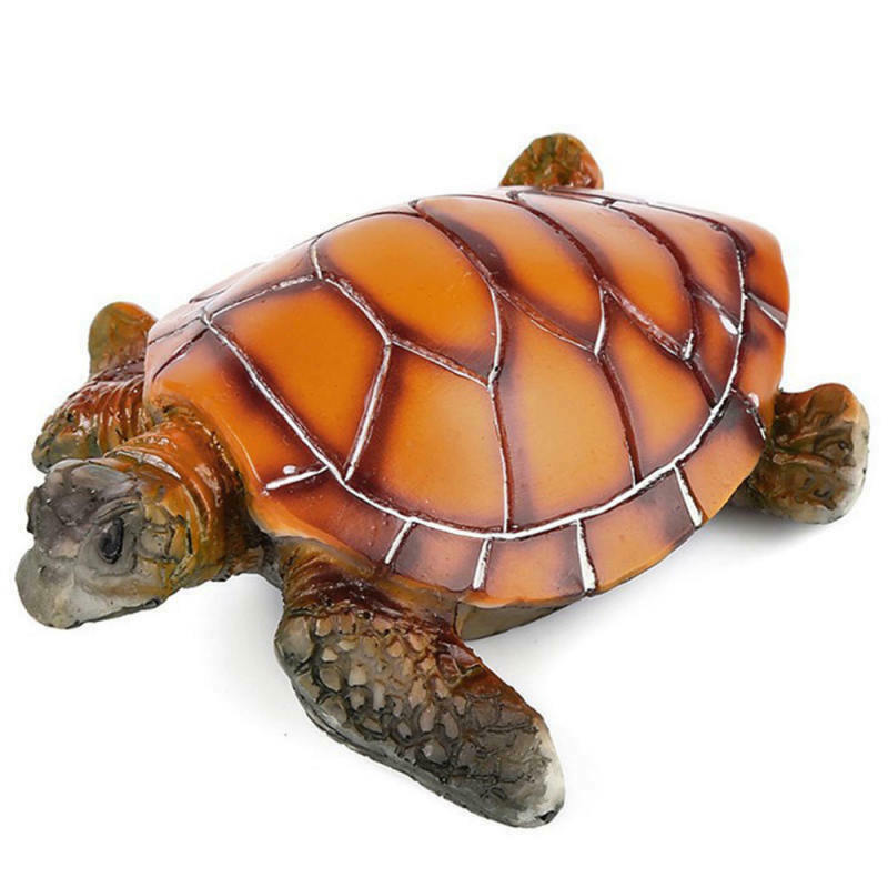 Aquarium Ornaments Decoration Artificial Turtle Fish Tank Tropical lake Landscap