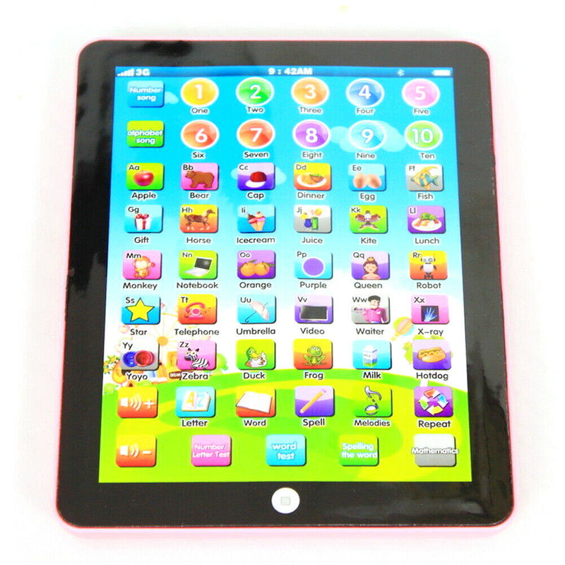 Tablet Toys Children Learning Machine Educational Kids Study Pad Boys Girls