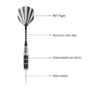 3Pcs Professional Steel Target Throwing Tip Darts Darts game B4M8 Y4N8
