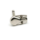 10pcs 1/4'' 6.35 Mm Mono Right Angle Flat Male Connector Solder Lugs