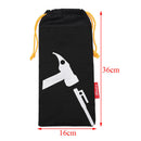 36 x 16cm tent pegs bag camping tent hammer wind rope tent nail storage pouch M!