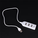New Hot USB 2.0 High Speed 4 Port Splitter Hub Adapter For PC Computer Laptop Z