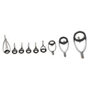 Set of 9 Fishing Rod Guides Tip Rod Guides Tips Parts Rod Building Repair