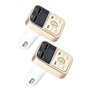 2x Wireless Bluetooth CarFM Transmitter Support TF