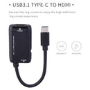 Type C to HDMI mobile usb3.1 type-C to HDMI video conversion cab_
