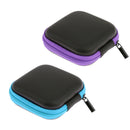 2Piece PU In Ear Bud Earphone Headset Headphone Case Mini Storage Carrying Pouch