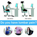 34*32*12cm Office Memory Foam Lumbar Back Support Pillow Car Seat Chair Cushion
