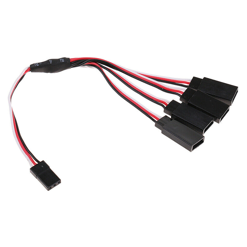 150mm Triple 4-Way Servo Extension Y Cable Wire for JR Futaba
