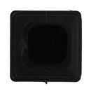 Square Table Chair Leg Feet Tube Pipe Insert Cap 16mmx16mm 30pcs Black E7P4