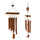 Pack of 2 Bamboo Wind Chime Bells, Lucky Fengshui Ornament, Unique Gifts