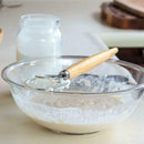 Bread Dough Whisk Mixer Egg Beater Wooden Accessories Tool Home Kitchen