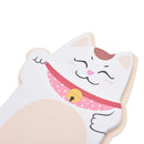 Korean Lucky Cat Beckoning Maneki Neko  Memo Bookmark Sticky NotesOZ