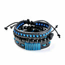 Multilayer Bracelet Men Casual Fashion Braided Leather Bracelets For Women  O2K4
