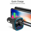 T25 Car Kit Handsfree Wireless Bluetooth BT FM Transmitter LCD MP3 Player U W6W8