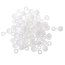 50 Pcs Screw Cover for 6g/8g Screws (3mm-5mm Shank Diameter), White