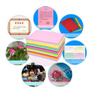 100pcs Square Colored Origami Folding Lucky Wish Paper DIY Crafts Tool 21X29.7cm