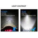 12V 8-LED 2pcs Auxiliary Headlights Fog Light Spot Lamp 12V 12w Super Bright