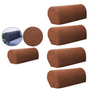 Armrest Cover Stretch Fabric Sofa Arm Protectors Slipcovers Light Coffee