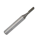 3Pcs/Set 1/4 Shank Carbide Single Flute Tipped Straight Router Bit Milling