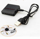 3.7V 5 in 1 Lipo Battery USB Charger Adapter for Syma X5 X5C X5C-1 RC Drone HOT