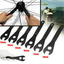 7x Bicycle Hub Cone Wrench Bike Wheel Axle Pedal Repair Spanner Tool 13-19mm