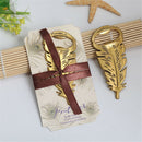 Golden Feather Bottle Opener Beer Bar Tools Wedding Favor Party Gifts 3C