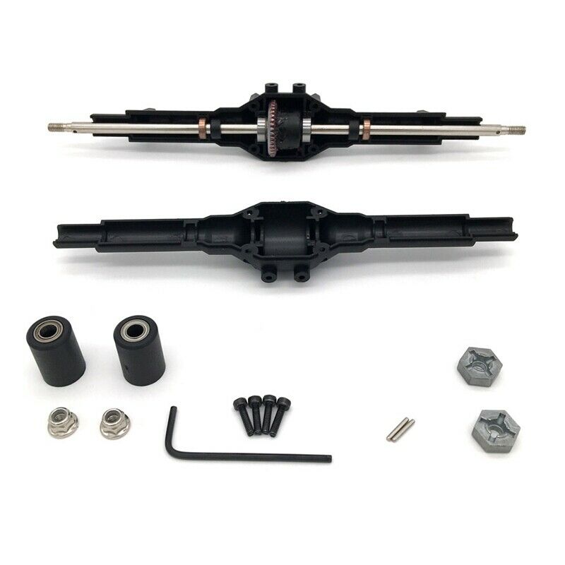 For Wltoys 12428 12423 RC Car Spare Parts Rear Axle Rear Gearbox Accessory  Q2G3