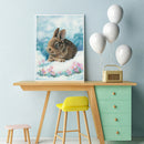 5D DIY Full Drill Diamond Painting Rabbit in Amazement Cross Stitch (B978)