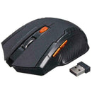 2.4Ghz Wireless Optical Gaming Mouse Mice & USB Receiver For P P7N5 Black L M7H3
