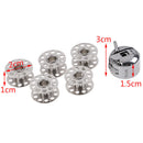 6pcs Metal Bobbins Spool Sewing Craft Tool for Sewing Threads Bobbins Accessory