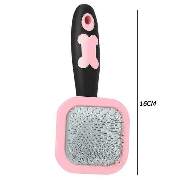 Pet Massage Grooming Brush 360 Rotatable Hair Removal Comb for Dogs (Pink) A#S