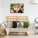 5D DIY Full Drill Diamond Painting Flower Cat Cross Stitch Embroidery Craft
