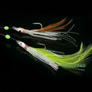 5pcs HOOKS hokki rigs Mackerel Cod Rigs/Feather Sea Fishing N4C2